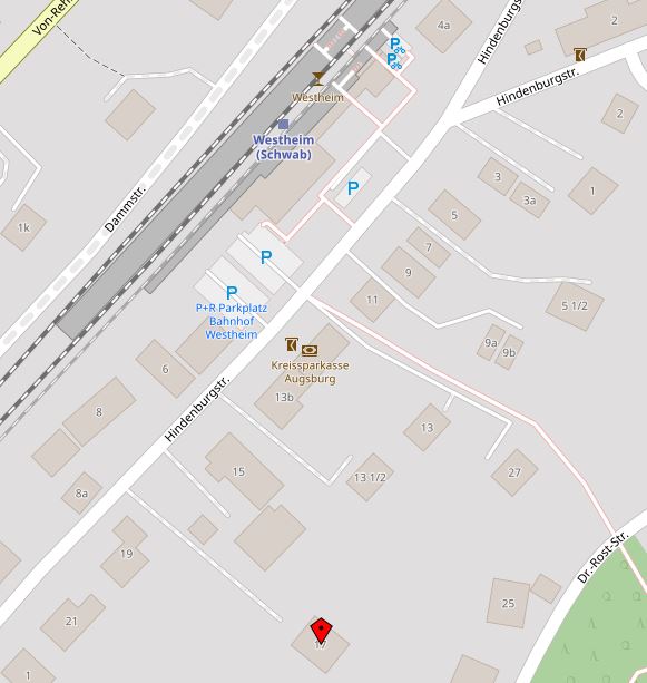 Karte Westheim